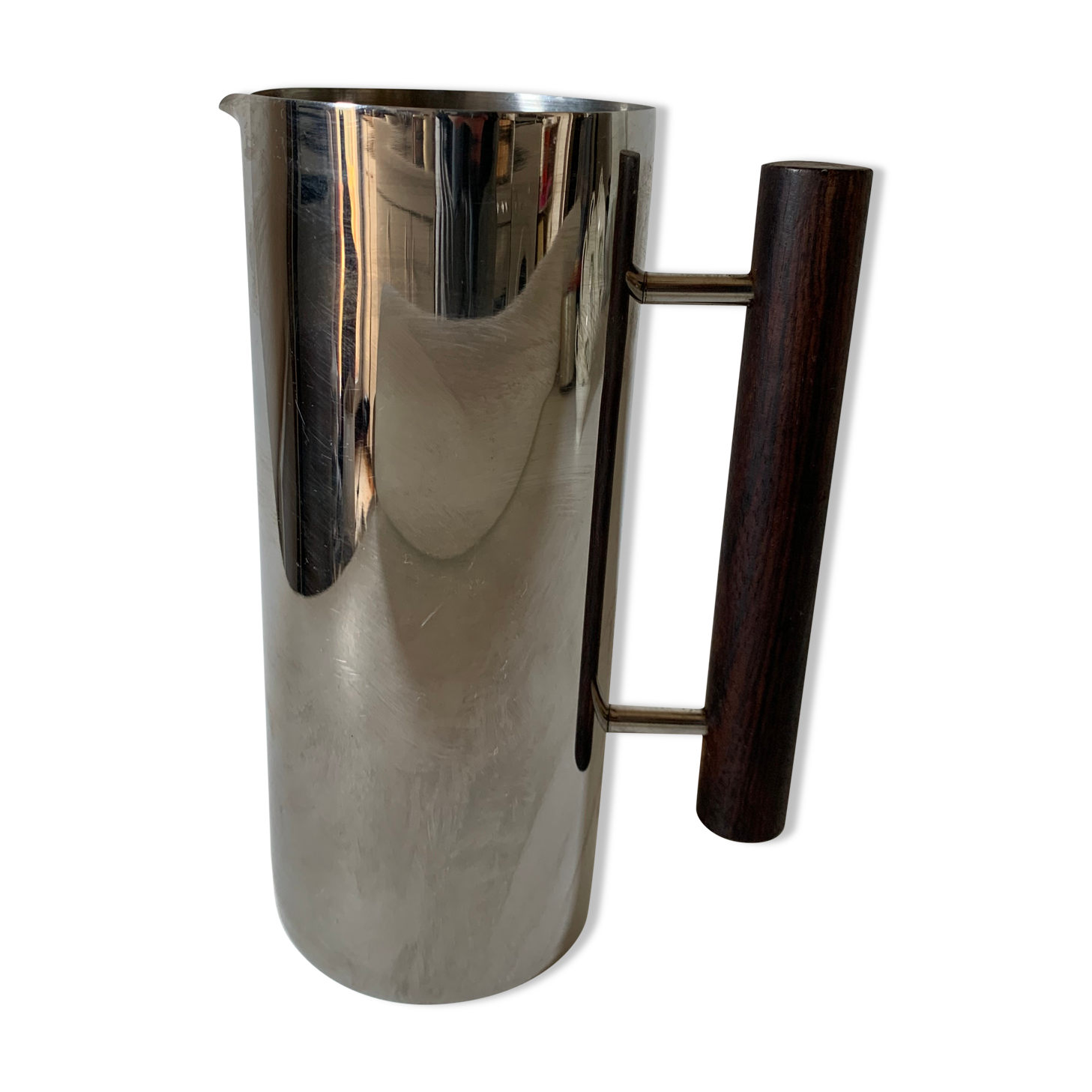 Vintage stainless steel pitcher