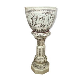 Plant holder plaster column