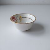 Set of 6 Berry Limoges flower porcelain tea coffee cups