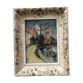 Pastel painting Marine Fauvism