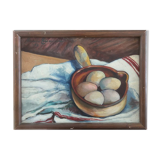 Still life with eggs