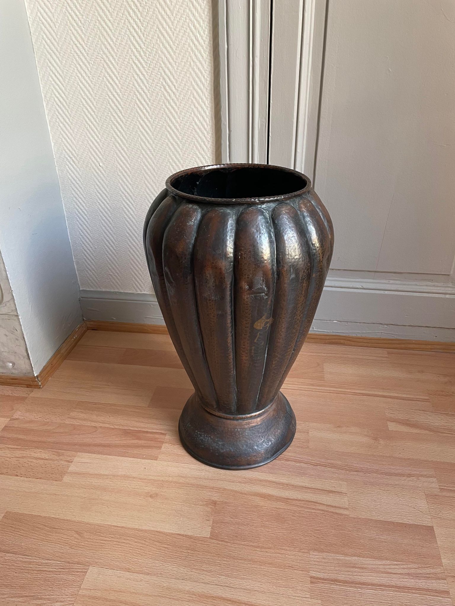 Copper umbrella stand
