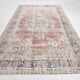 7x11 Vintage Soft Red & Blue Vintage Area Rug, 205x344 Cm