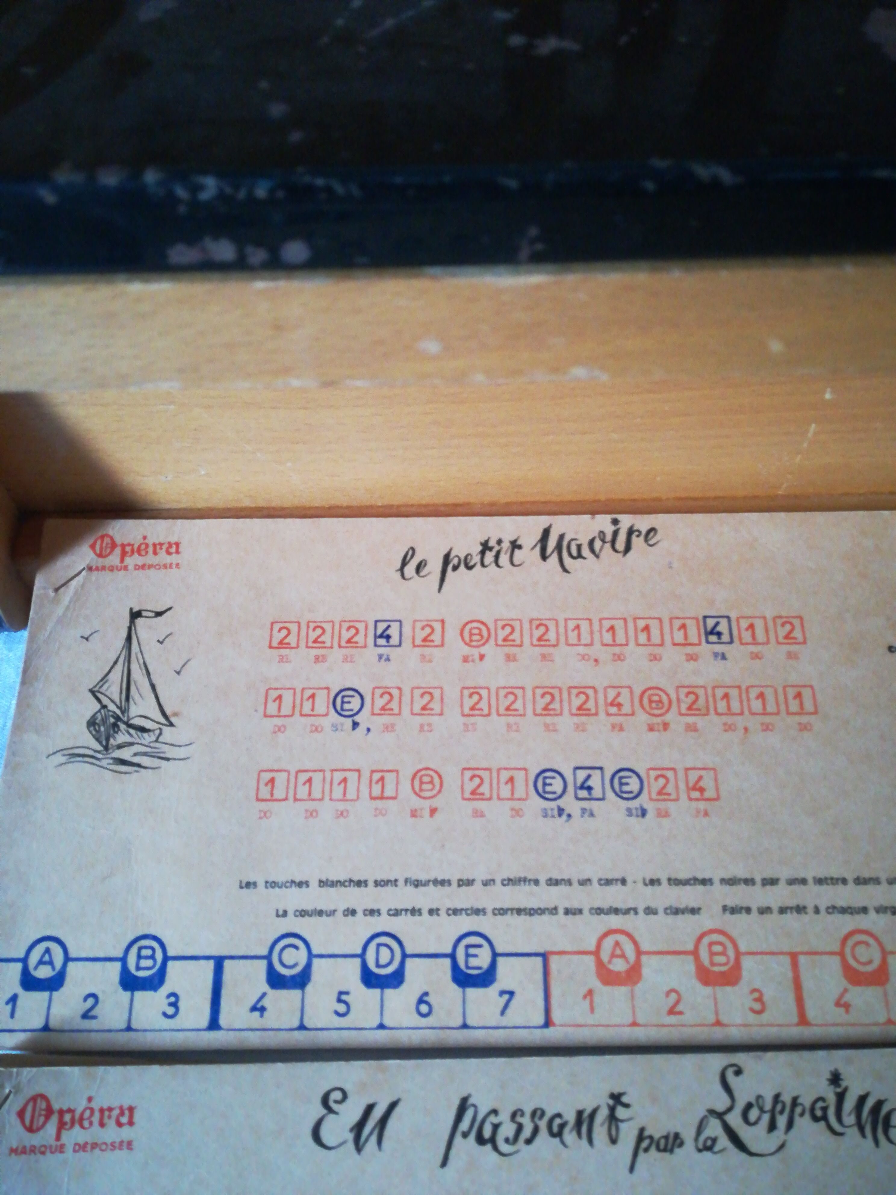 Miniature piano Opera for children