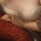 Portrait d'une dame signé N. Schiavoni et daté de 1842