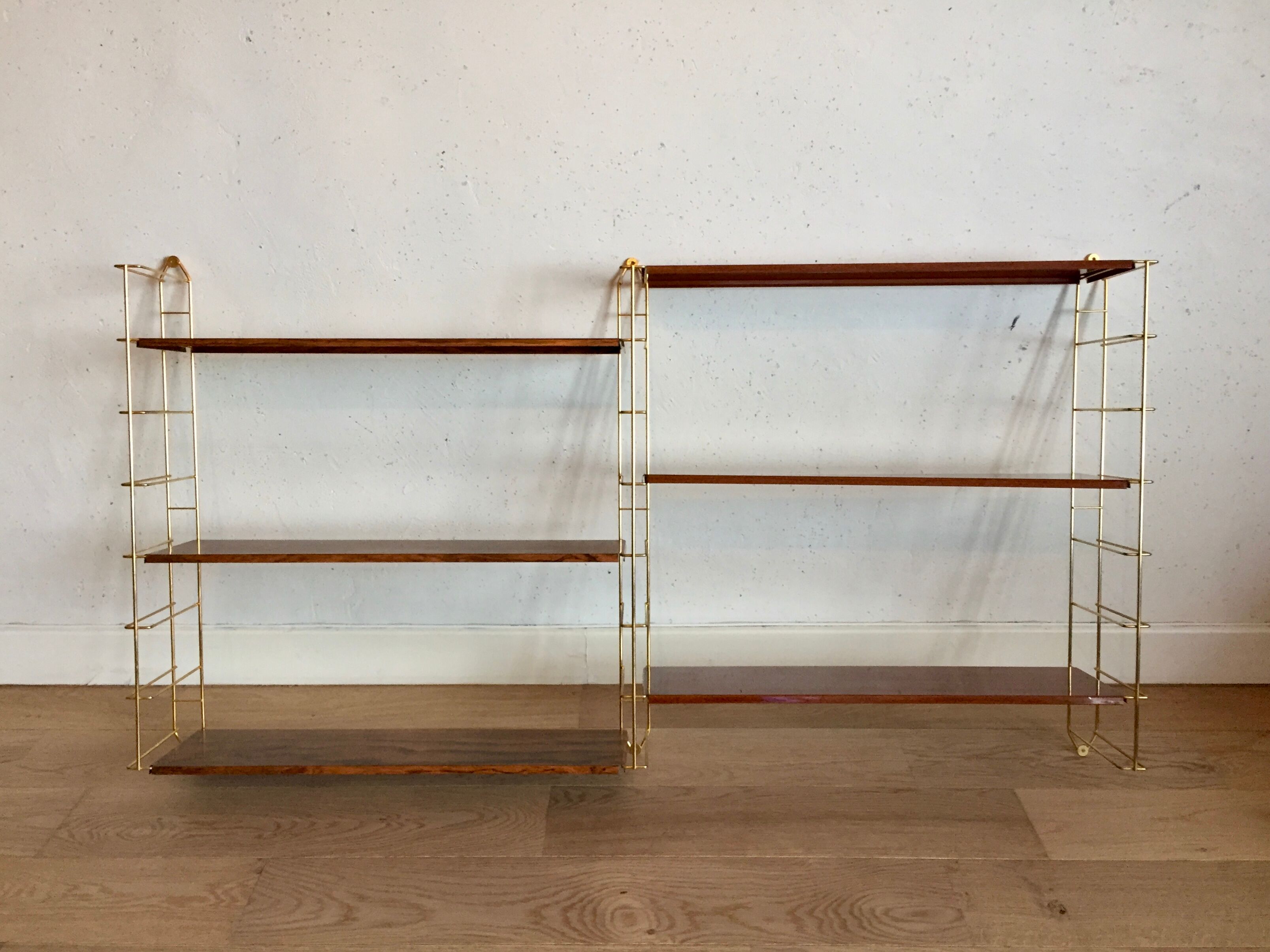 Shelf double string vintage 60s