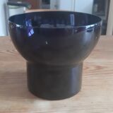 Vase en verre bleu vintage
