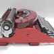 Remington Rand Red Typewriter