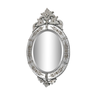 Oval Venetian mirror