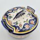 Pot avec couvercle en Porcelaine de Rouen