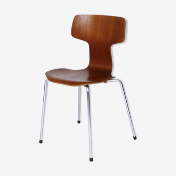 Chaise modèle 3103 teck par Arne Jacobsen pour Fritz Hansen, 1960