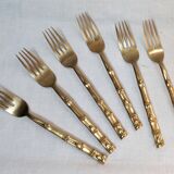 Domestic service covered brass faux bamboo