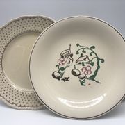 Series of 6 mismatched dessert plates (Salins/Royal Doulton)