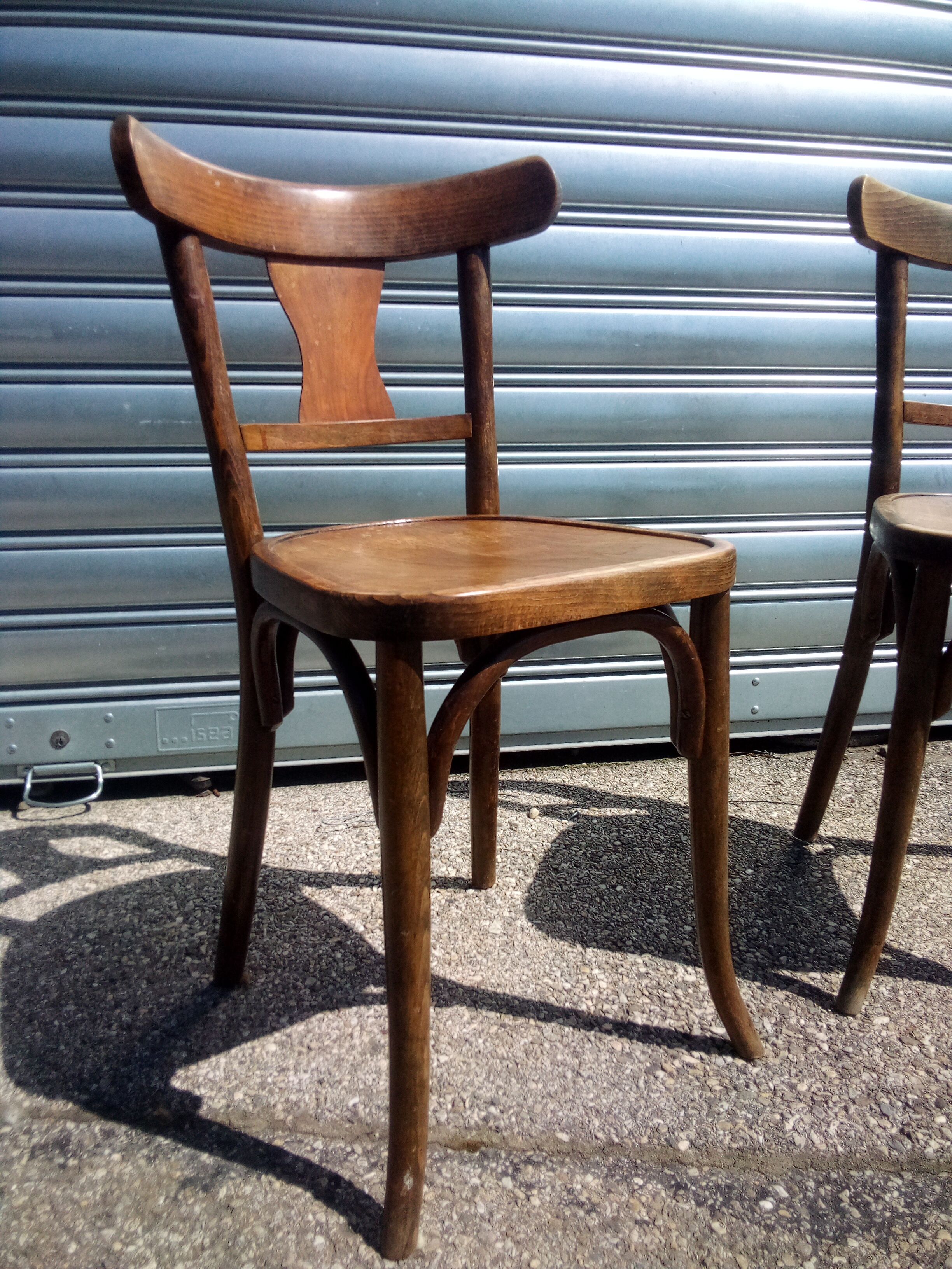 Paire de chaises bistrot