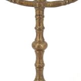 Menorah candlestick with 7 branches in brass, 1960s