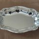 Silver metal bread basket Louis XV style