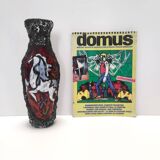 Vintage Fat Lava Earthenware Vase by Giulianelli for Ceramiche San Marino