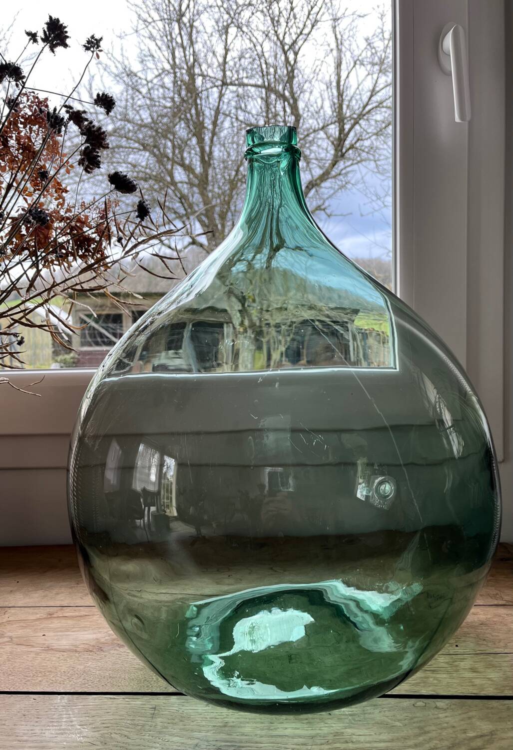 30L turquoise green demijohn