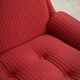 Paire de fauteuils rouge Atlantis Space Age République Tchèque 1970