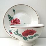 Old bowl "Luxeuil" Hbcm + plate
