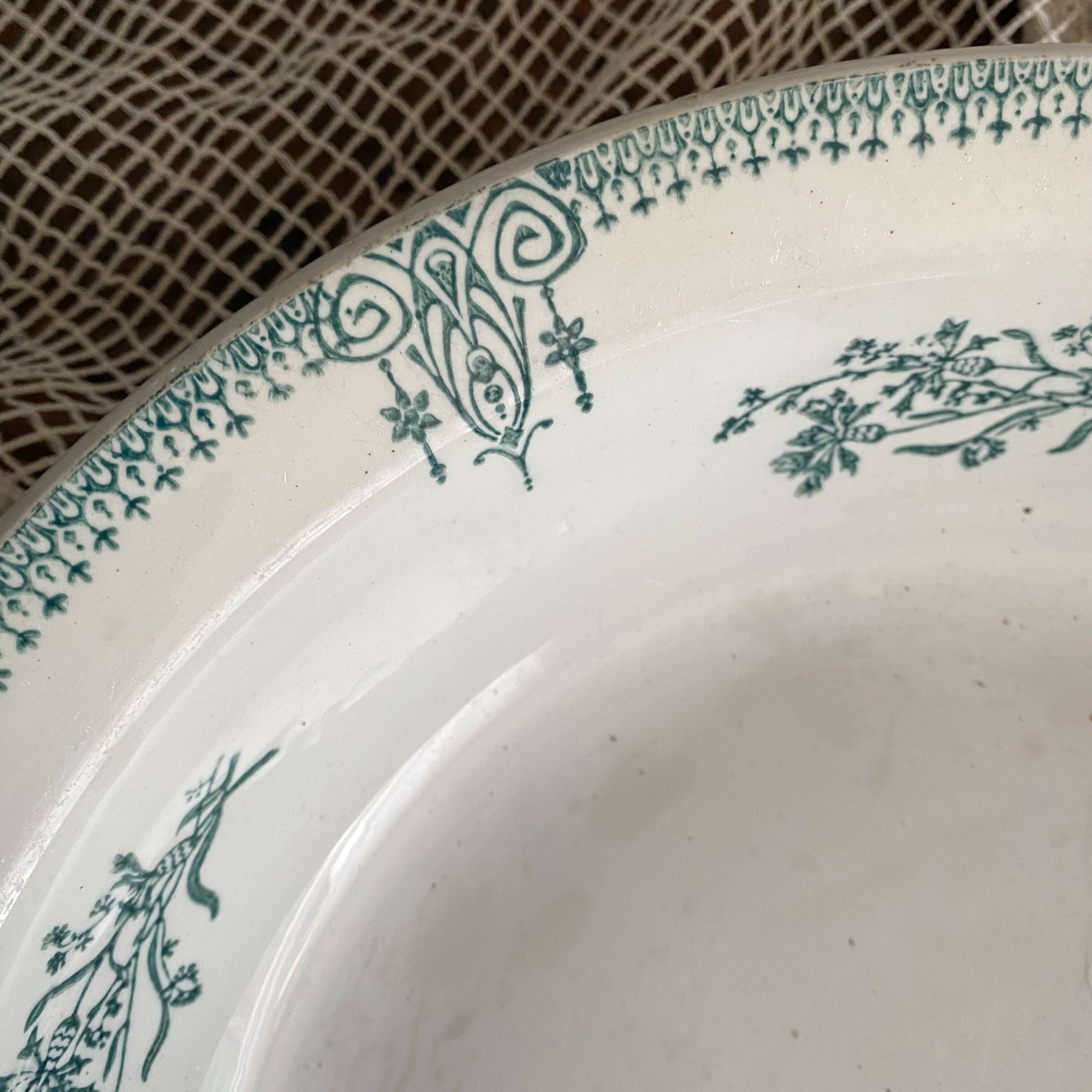 St Amand ironstone salad bowl