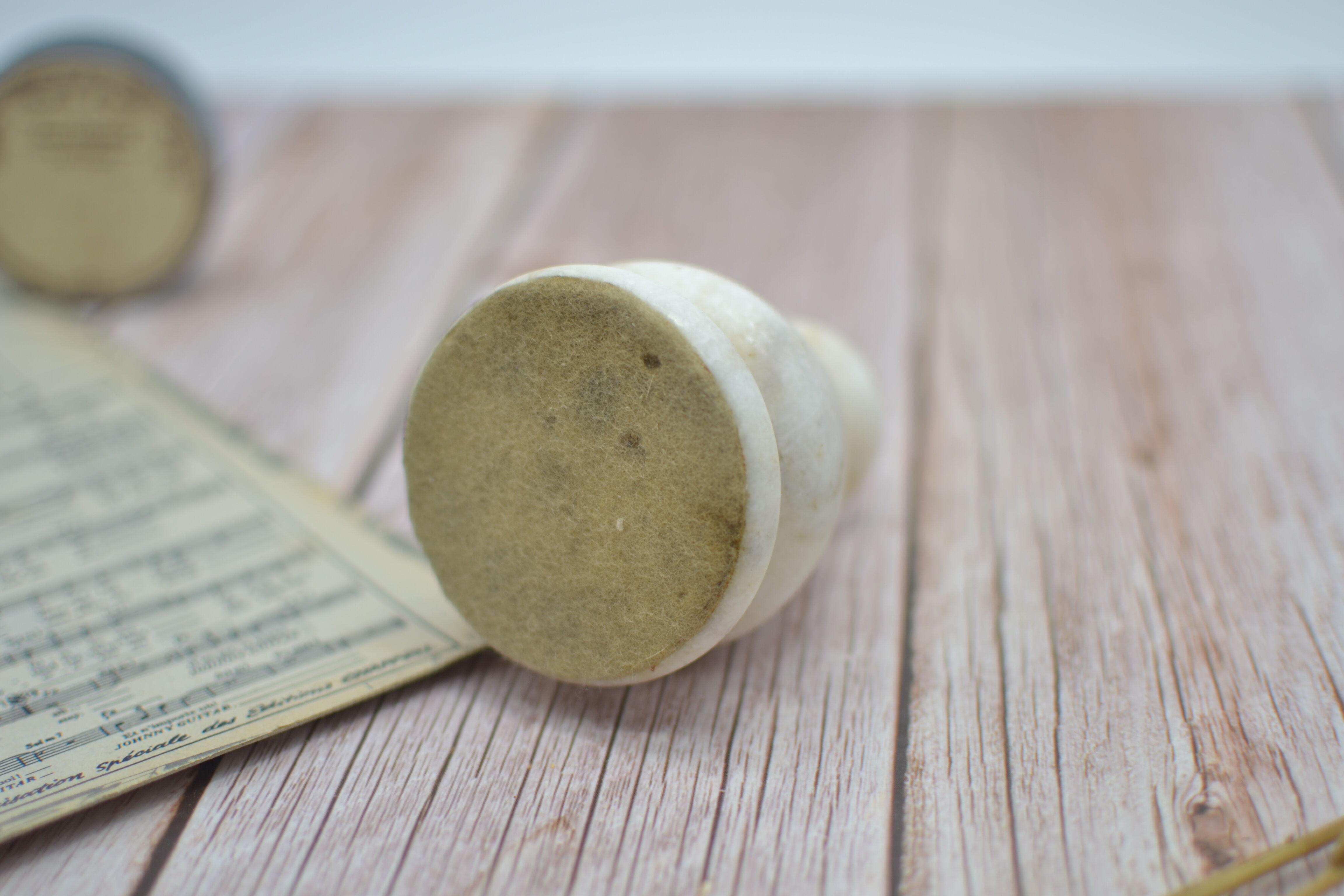 Marble candle holder