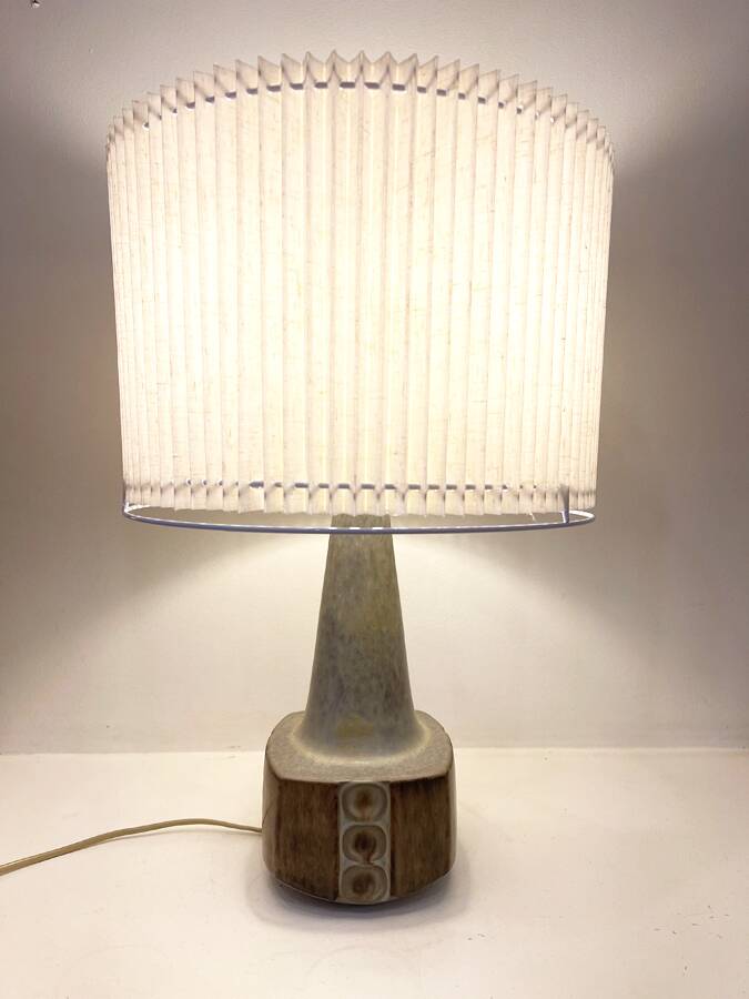 Scandinavian ceramic lamp – Knudsen & Bornholm, 1970s