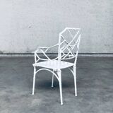 Calcutta Outdoor Armchair in Faux Bamboo by Hall Bradley for Brown Jordan, 1960s, Set of 4