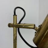 Unique 3-spot brass ceiling light koch and lowy style omi lighting germany, 1970