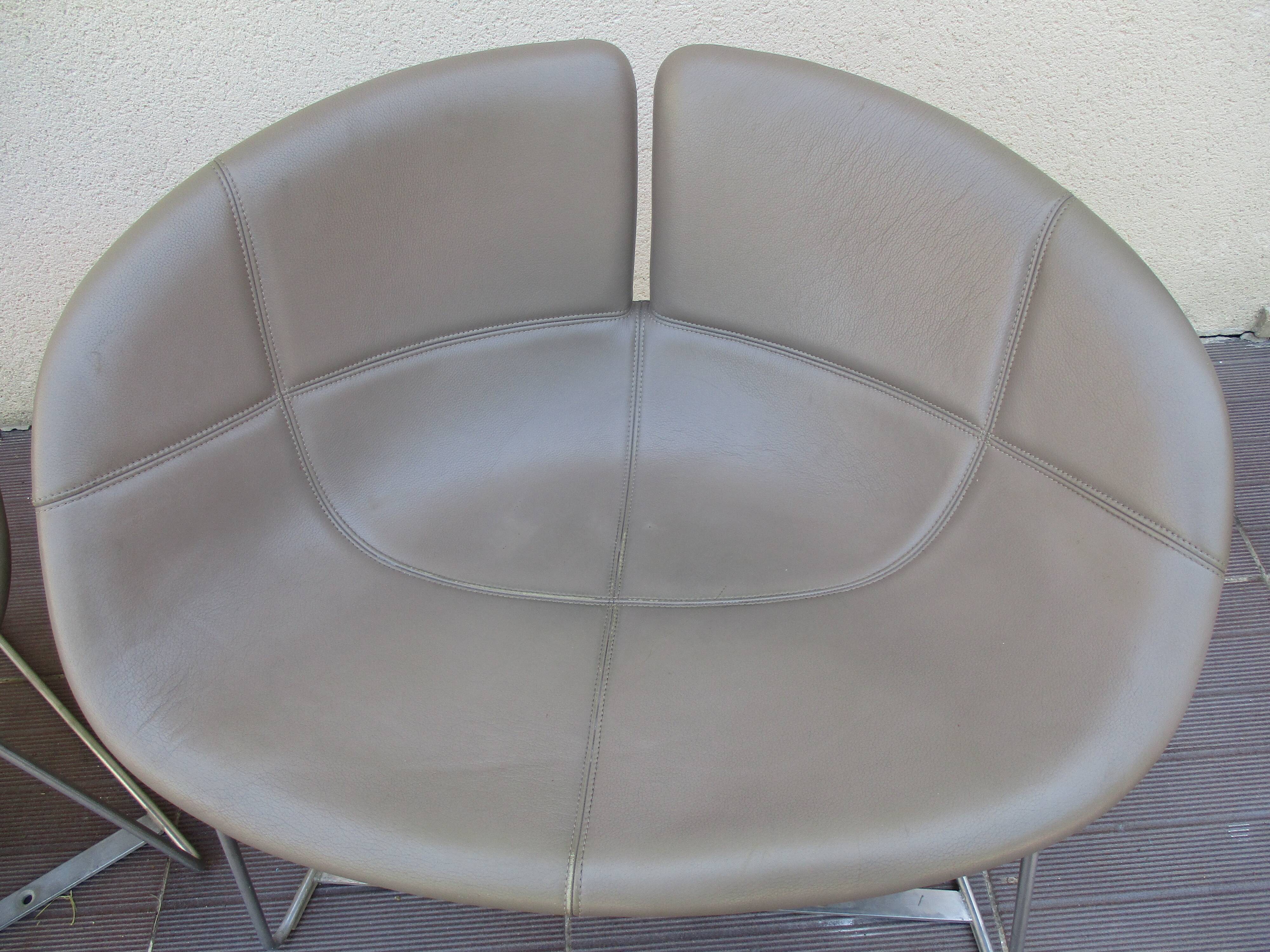 Pair chair design Moroso fjord Patricia Urguiola