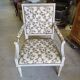 Armchair Louis XVl grey of the Xlx th century n°1