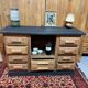 Old oak workshop furniture