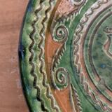 Tito Ubeda Spanish green ceramic fruit cup