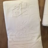 Old cotton embroidered sheet