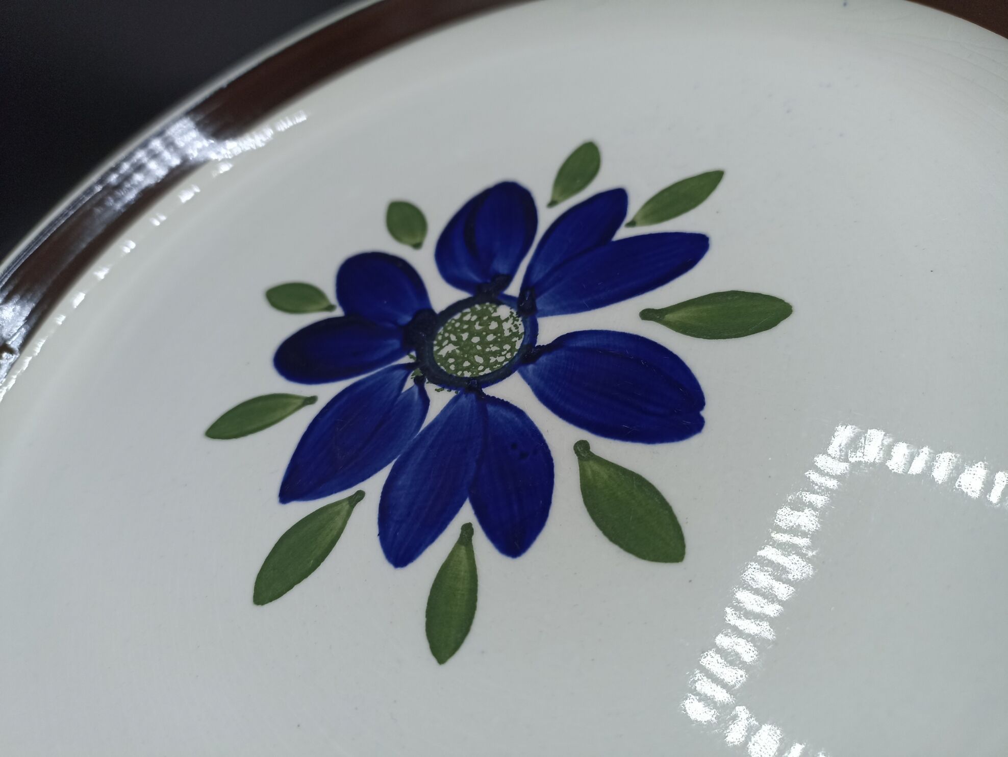 5 mismatched plates Digoin-Sarreguemines