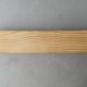 Solid pine wall-mounted coat rack with 4 hooks