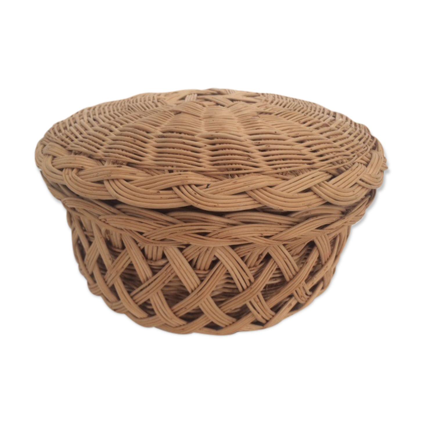 Basket glove wicker with cover