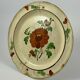Assiette forges les eaux decor floral fin XVIII debut XIXeme