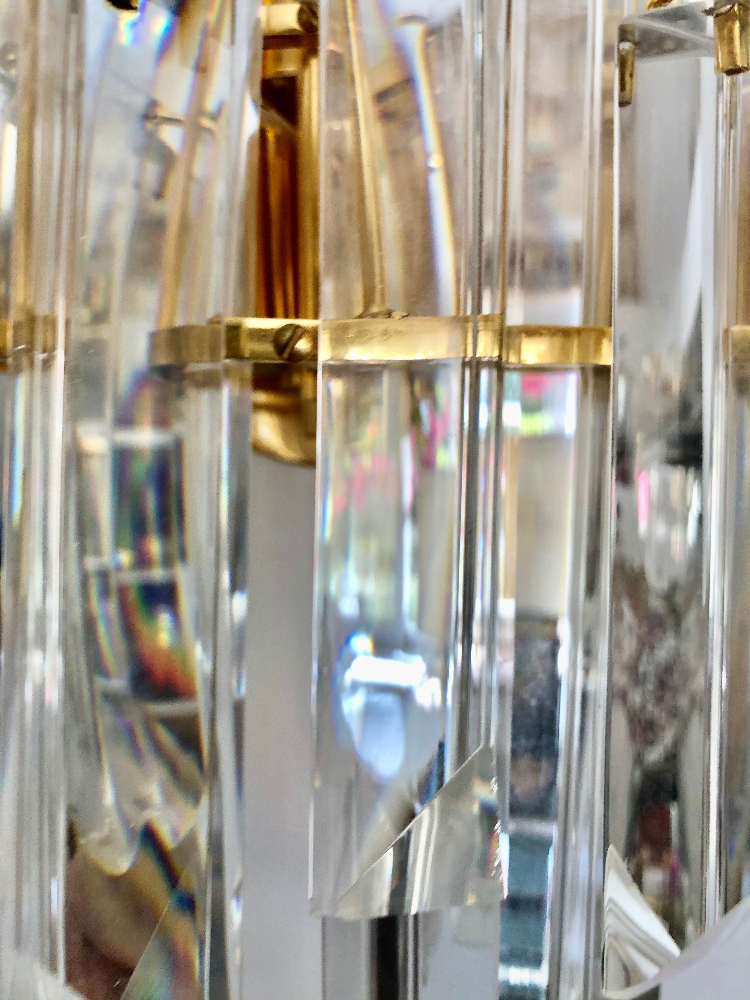 Venini sconce iridescent glass