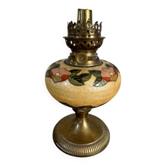 Enamelled brass lamp base