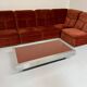 Old modular sofa in vintage velvet fabric, 5 elements, 70s