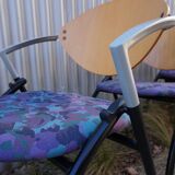 Set of 6 Vepa Alpine stackable chairs, conference chairs, dining room chair