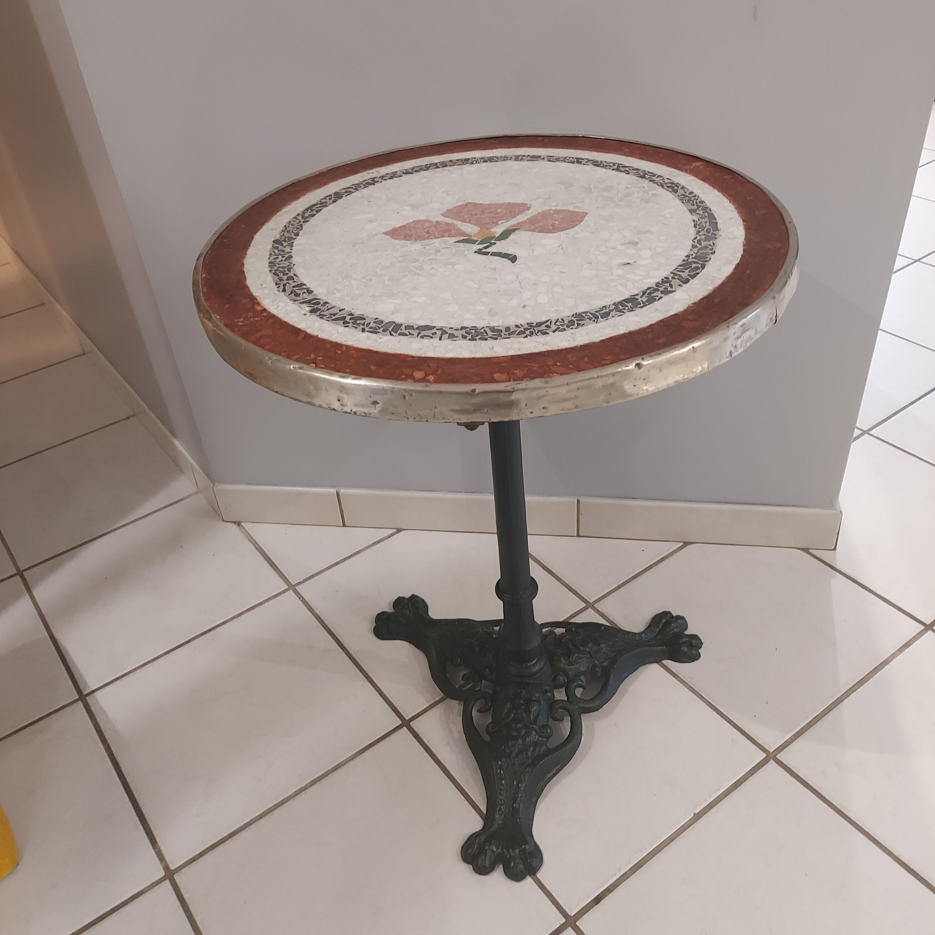 Table gueridon de bistrot Parisien années 1920
