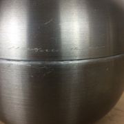 70s aluminum pear ice bucket