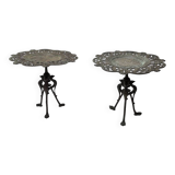 Set Of 2 Bronze Gothic Tazzas, 1950s