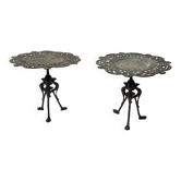 Set Of 2 Bronze Gothic Tazzas, 1950s