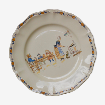 Plates children richards, sarreguemines