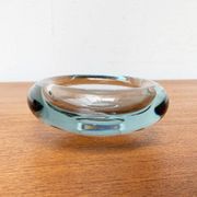 Set of 2 Danish glass bowls from the mid-century by Per Lütken for Holmegaard, 1960s.