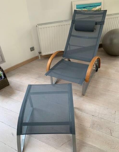 Outdoor armchairs with footrests Royal Botania