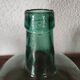 Dame Jeanne Viresa on the bottle neck in Green bubble glass 5 L